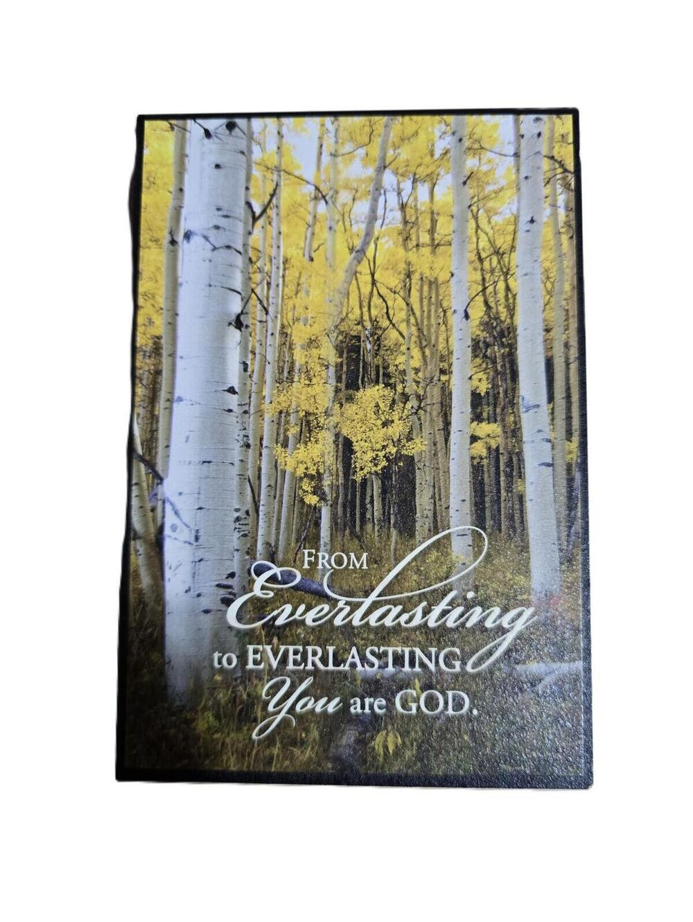 P. Graham Dunn Wooden Plaque Autumn Trees